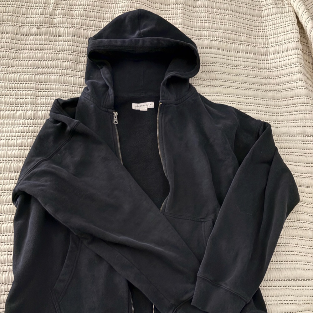Aeropostale Charcoal Zip-Up Jacket